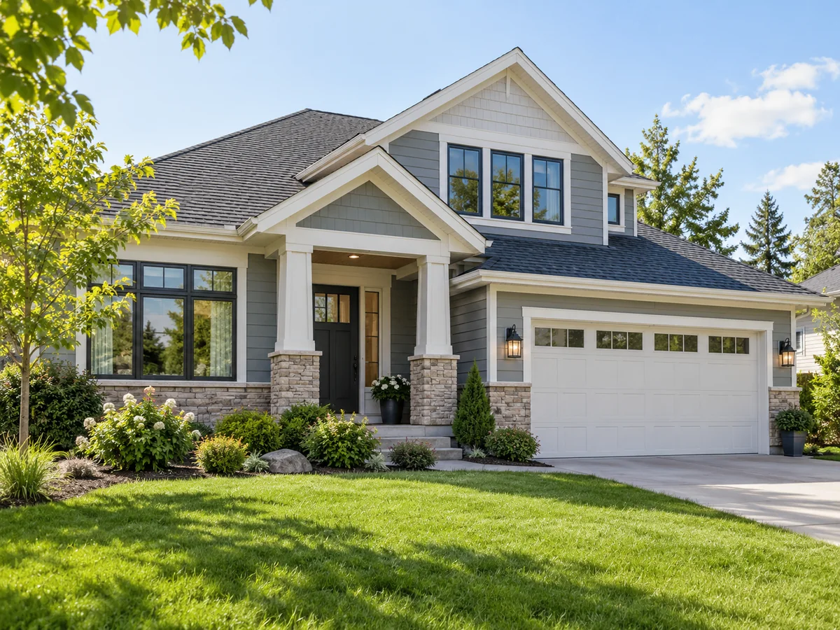 Modern single-family home